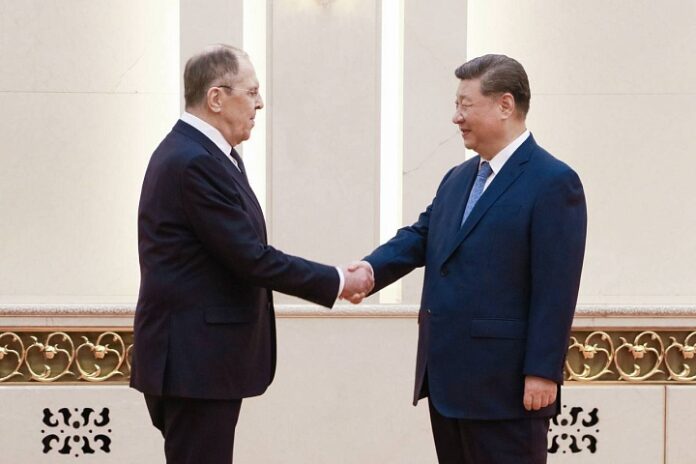 Serghei Lavrov Xi Jinping