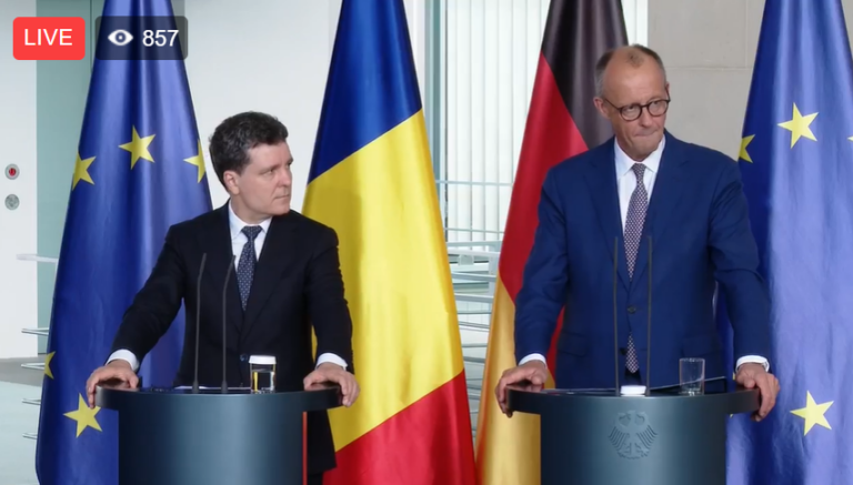 VIDEO | Merz: Aţi demonstrat că reprezentaţi o Românie democrată, europeană / Dan: Mai mult decât istoria şi numărul de ani cred că ne leagă nişte valori