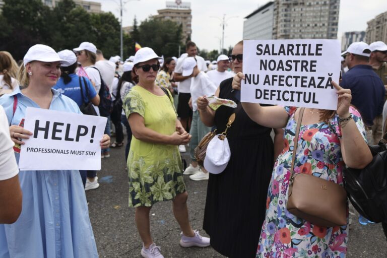Proteste în București organizate miercuri de marile confederaţii sindicale şi de „Solidaritatea Sanitară” / Revendicările sindicaliştilor