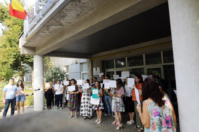 BUCURESTI - CASA DE PENSII - PROTEST - 8 IUL 2025