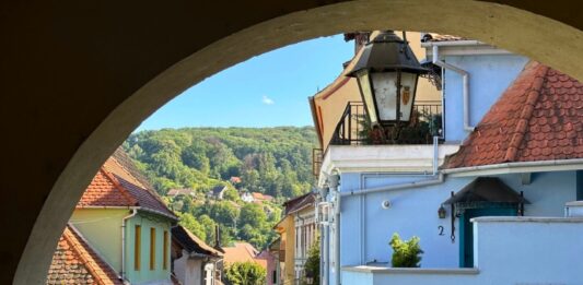 View of Sighisoara (Larry Luxner photo)