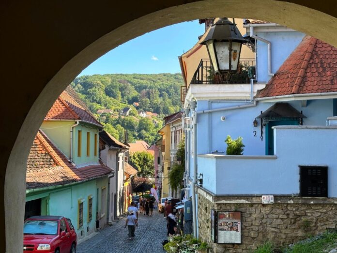 Transylvania is thirsting for tourists View of Sighisoara (Larry Luxner photo)