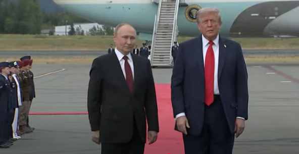 Trump and Putin meet in Alaska at start of high-stakes summit