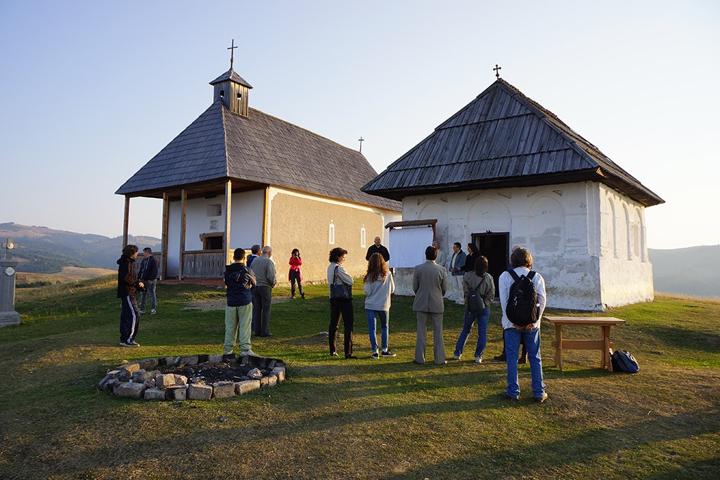 The Chapels on Mount Csobot near Gheorgheni: at left is the Roman-Catholic church, while at right is the Armenian-Catholic church.Attila Puskás,