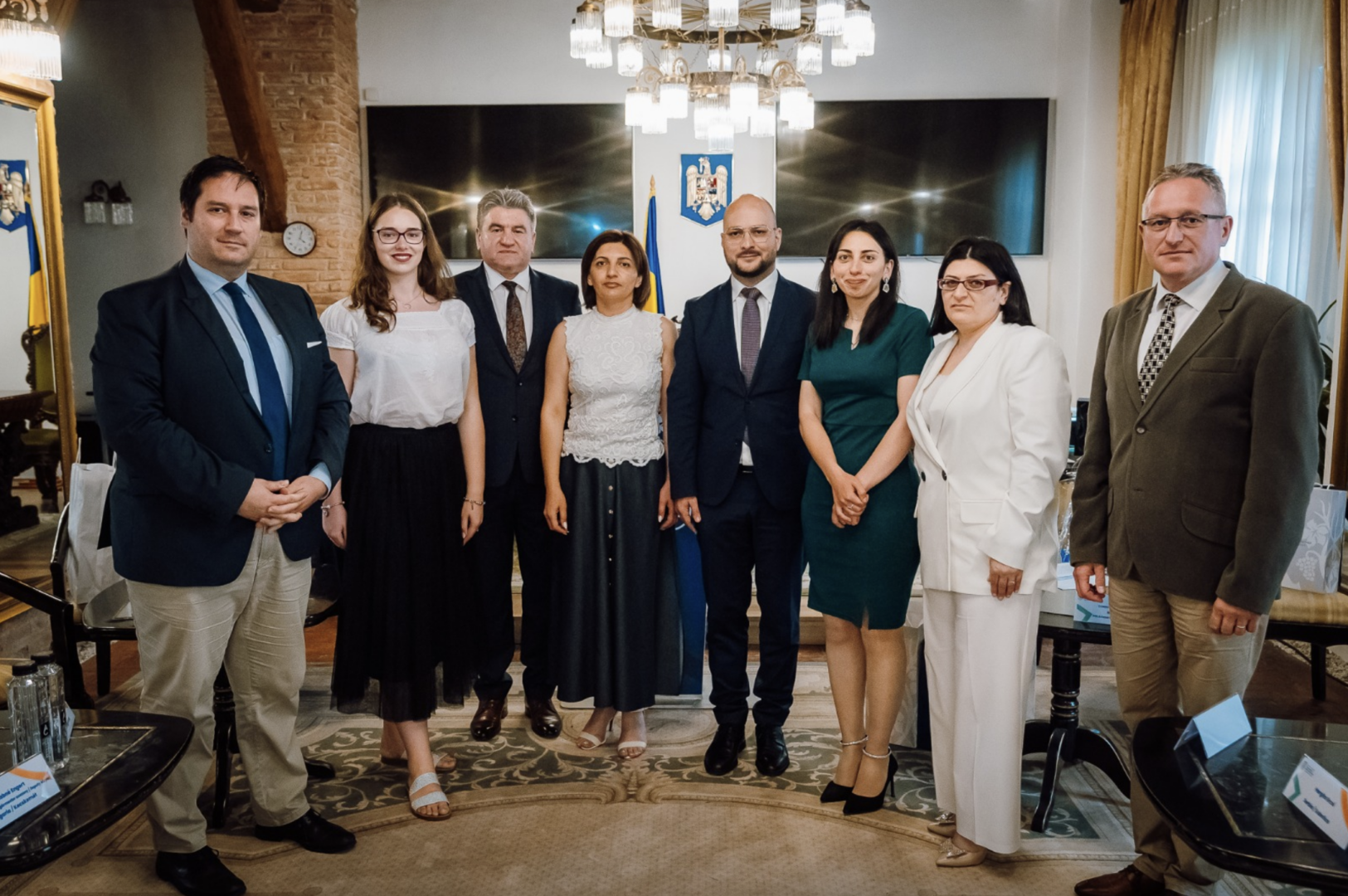 Visit of an Armenian delegation from the town of Tashir to Romania. Attila Puskás,