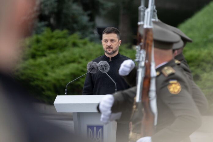 Volodimir Zelenski, de Ziua Drapelului Ucrainei