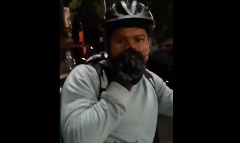 Uproar in Romania after man filmed himself punching Nepalese delivery worker in the street