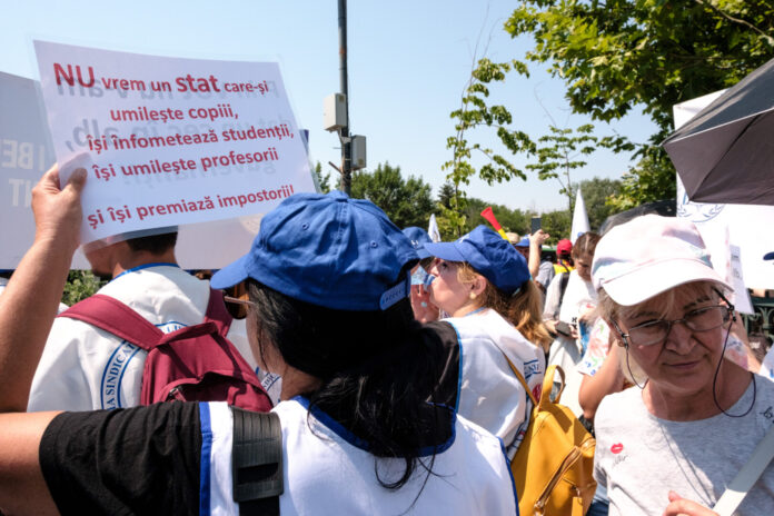 protest educatie profesori