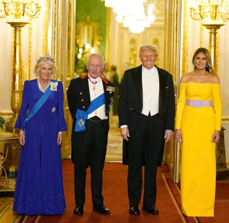Regele Charles şi Donald Trump s-au lăudat reciproc în discursurile lor de la banchet. Suveranul britanic a vorbit despre necesitatea de a sprijini Ucraina