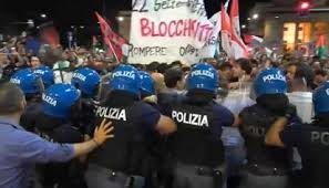 Ciocniri la Milano, greve şi blocaje în Italia pentru a denunţa ”genocidul din Fâşia Gaza” şi a-i cere lui Meloni să recunoască Palestina