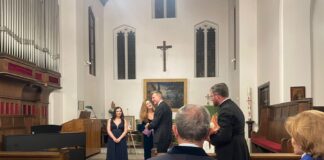 Celebration to mark 150 years since Queen Marie’s birth at the Anglican Church of the Resurrection. Photo Alexandra Giula