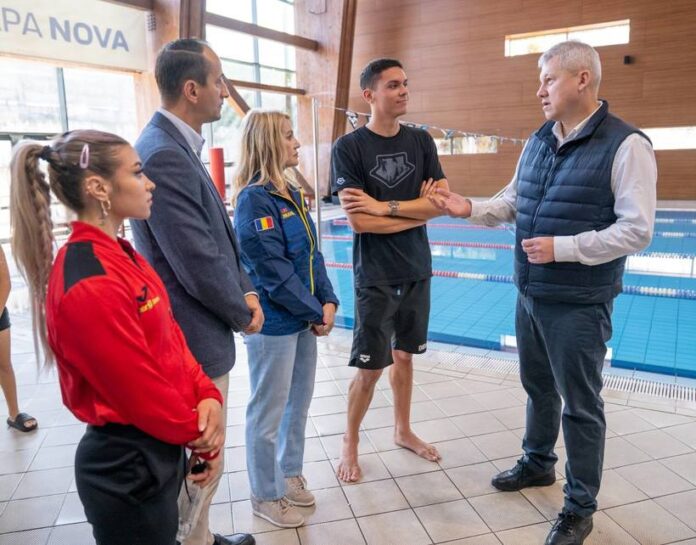 VIDEO | Nadia Comăneci, David Popovici, Ionuţ Lupescu şi Mihaela Cambei, la lansarea programului „Fii şi tu campion!”