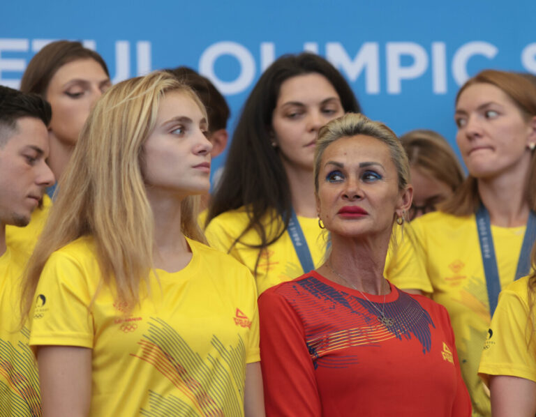 “Mommy, I can’t take it anymore.” Romanian gymnastics coach Camelia Voinea allegedly verbally abused her own daughter in the gym