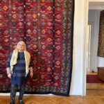 Moldovan rug, late 19th/early 20th century measuring 236 cm x 124 cm restored by Aurelia Pomponiu