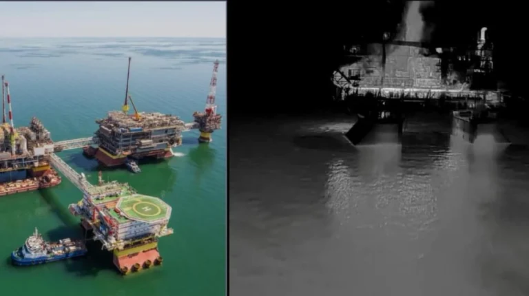 Ucraina anunță că a lovit o platformă petrolieră rusă și o navă de patrulare în Marea Caspică