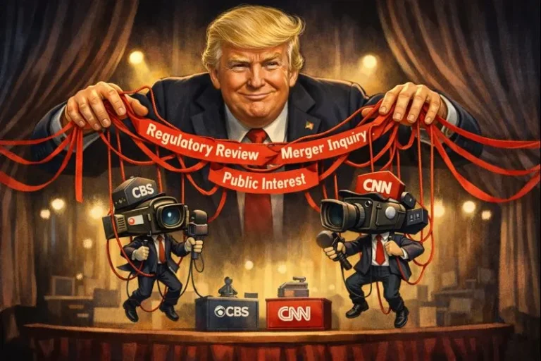 Trump’s New Media Shakedown Scheme: Mergers