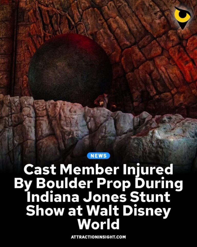 VIDEO | Un angajat al Disney a fost rănit de un fals bolovan de aproximativ 180 de kilograme în timpul unui spectacol