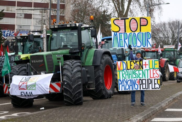 Proteste Mercosur Strasbourg