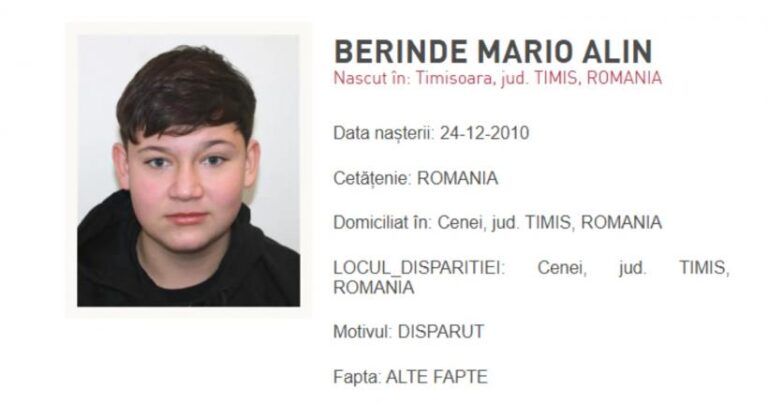 Un băiat de 15 ani din Timiș a fost ucis, incendiat și îngropat de trei adolescenți