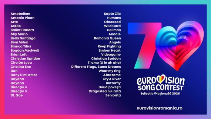 TVR a anunțat finaliștii Selecției Naționale Eurovision