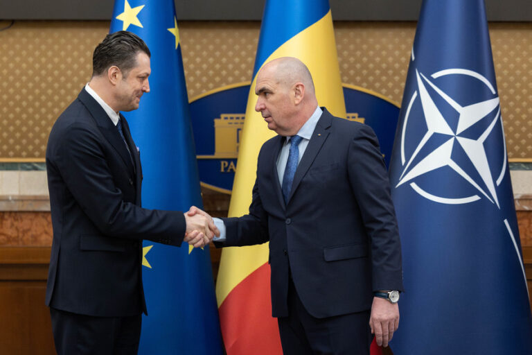 Premierul Bolojan l-a primit pe ambasadorul Moldovei la București