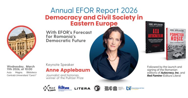 US Pulitzer prize winner Anne Applebaum in Romania:  Europe’s ‘greatest security threat is Russia victory in Ukraine’