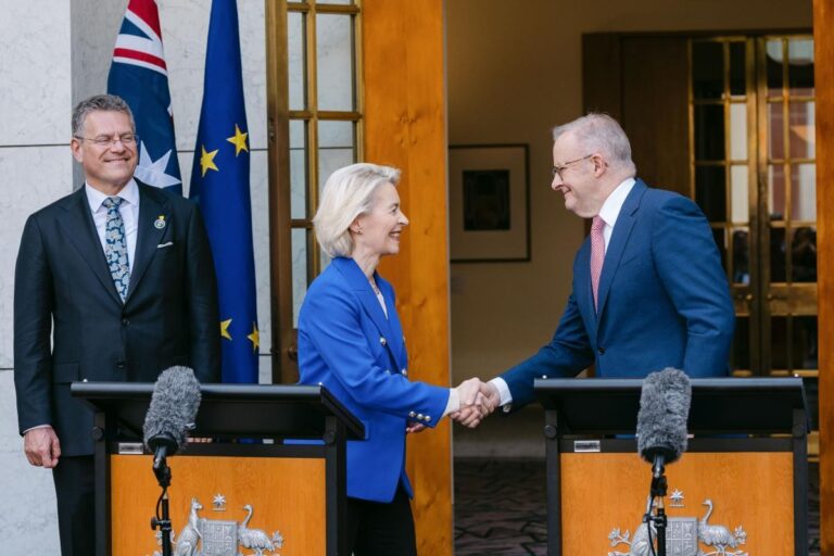 O nouă epocă pentru Australia și Europa