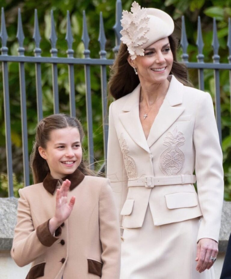 Did the Princess of Wales wear Romanian point lace on Easter Sunday? Fans here think so