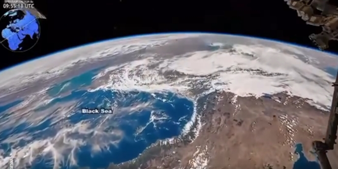 VIDEO | Marea Neagră, văzută din spaţiu. Ambasada României în SUA prezintă imagini surprinse în timpul misiunii Artemis II