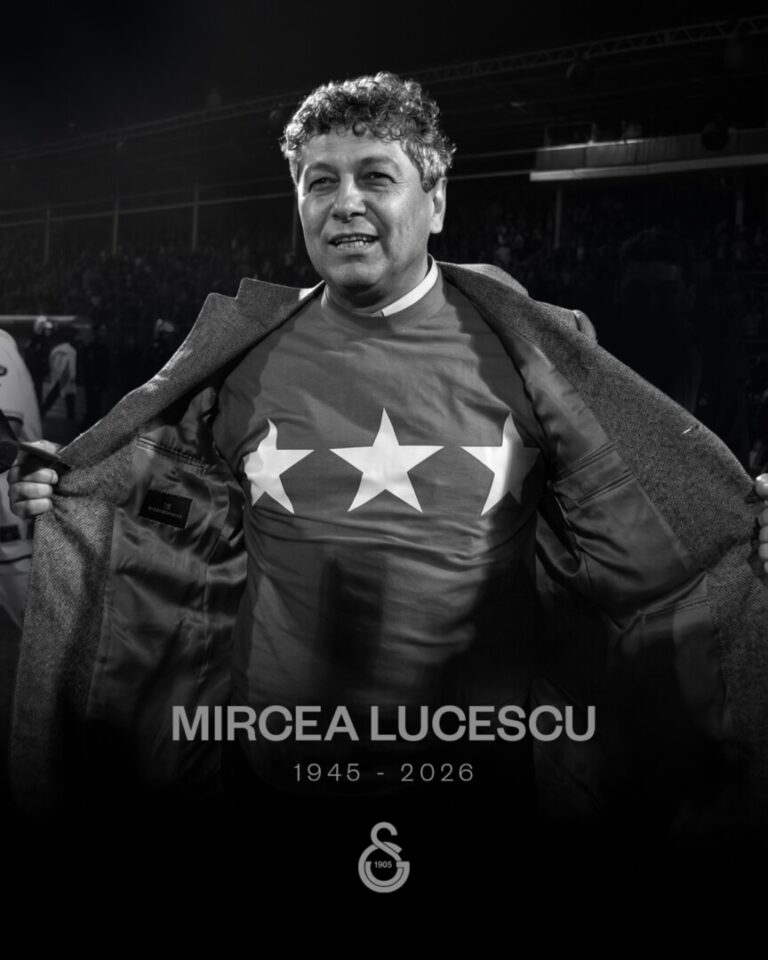 Clubul Galatasaray, mesaj emoţionant după decesul lui Lucescu: Nu te vom uita!
