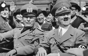 Aveau speranțe mari. Il Duce și der Führer în 1938.