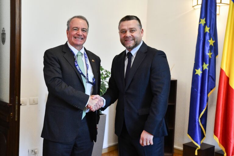 Ciprian Ciucu, la întâlnirea cu ambasadorul SUA, Darryl Nirenberg: Rămânem una dintre țările filoamericane