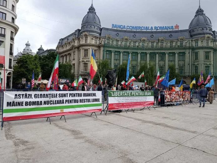 Protest al iranienilor din România după spânzurarea unor conaţionali