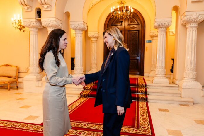 Olena Zelenska: Suntem recunoscători României ei pentru sprijinul consecvent acordat Ucrainei încă din prima zi a invaziei ruse. Subiecte abordate în întâlnirea cu Mirabela Grădinaru