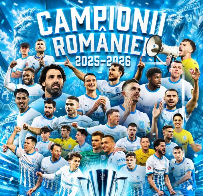 Universitatea Craiova new Romanian football champion after 35-year break