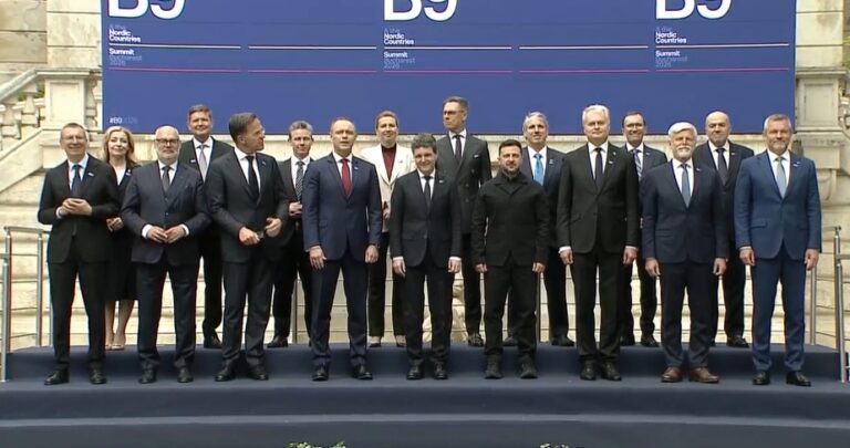 Zelensky takes floor at B9 Summit and tells participants: ‘Central and Eastern Europe are under Russian threat’