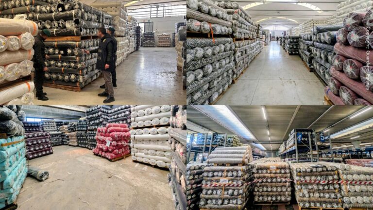 European prosecutors freeze textile products in Italy worth €11 million in ongoing investigation into smuggling of fabric from China
