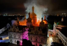 Catedrala avariată din Kiev a fost lovită de o rachetă antiaeriană Patriot, posibil expirată, susține Rusia