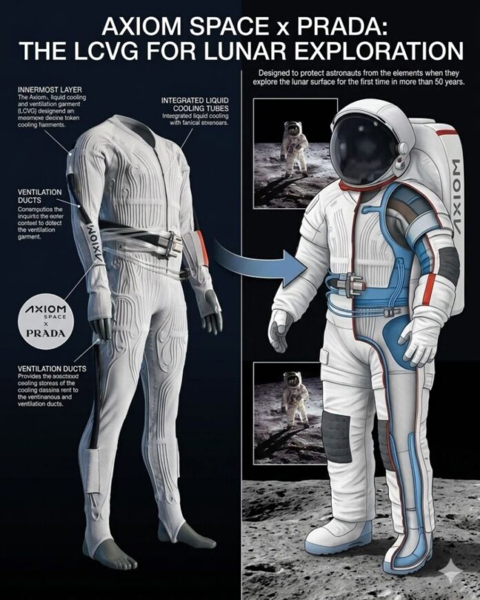 VIDEO | Prada, primul grup de bunuri de lux care intră pe sectorul spațial cu costume pentru astronauții NASA