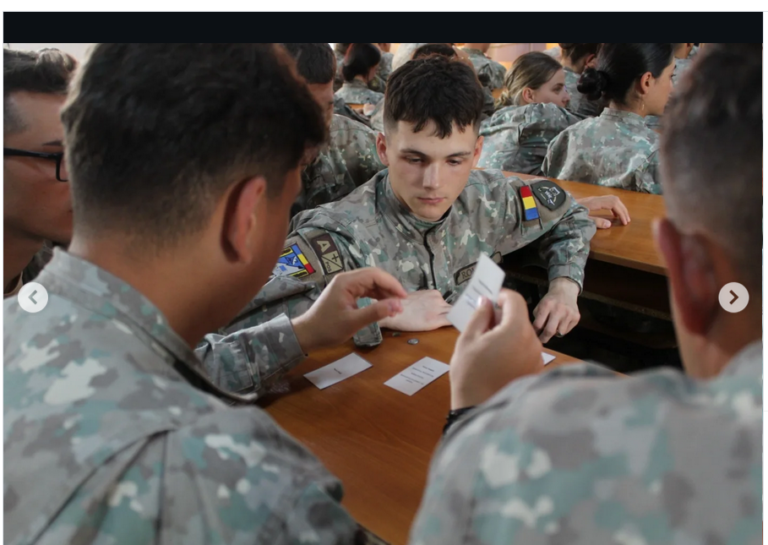 Royal Air Force supports Romanian Army cadets in NATO communications training