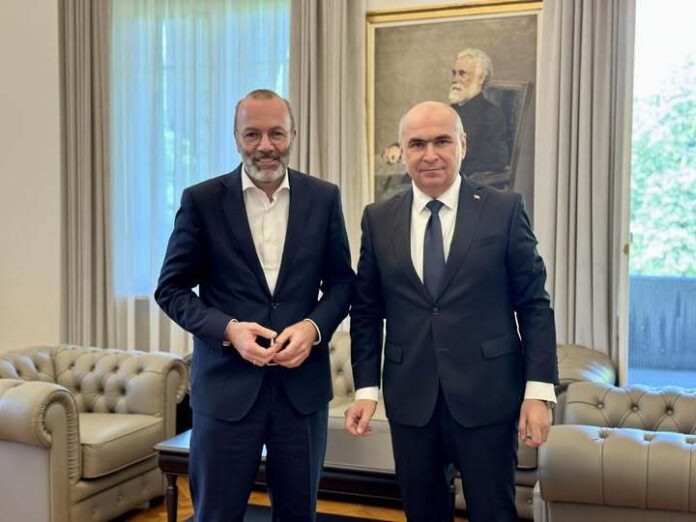 Ilie Bolojan s-a întâlnit cu preşedintele PPE, Manfred Weber / Despre ce au discutat