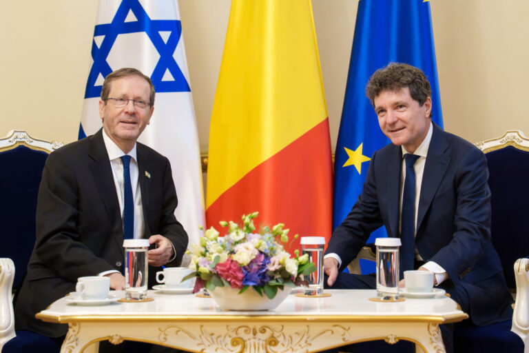 Nicuşor Dan l-a primit pe preşedintele Israelului