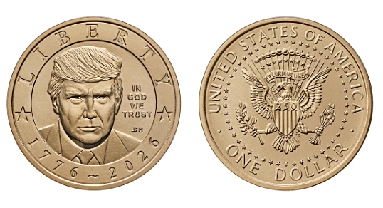 Donald Trump moneda
