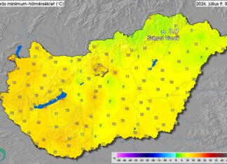 Record de temperatură minimă, doborât în nord-estul Ungariei