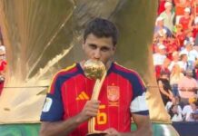 Rodri, desemnat cel mai bun jucător al Cupei Mondiale 2026